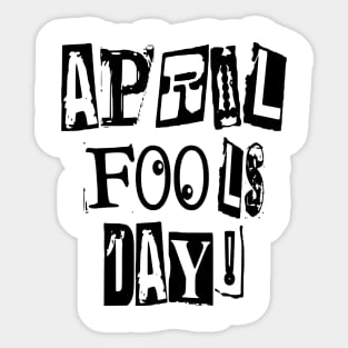 april fools day Sticker